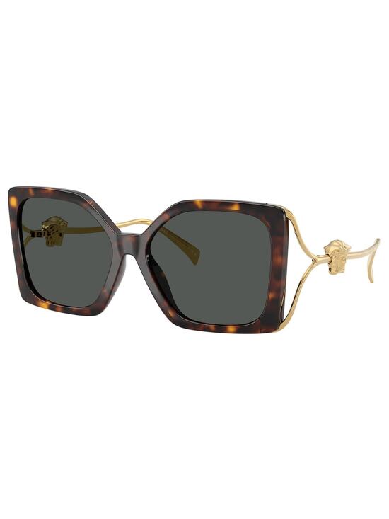 NEW Versace VE4502-U Oversized Medusa Havana Brown Sunglasses main image 7